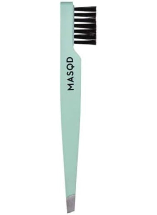 Masqd The Slanted Tweezer With Brush Eye & Brow Tools - Image 2